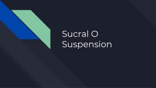 Sucral-O Suspension
