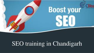 SEO training in Chandigarh