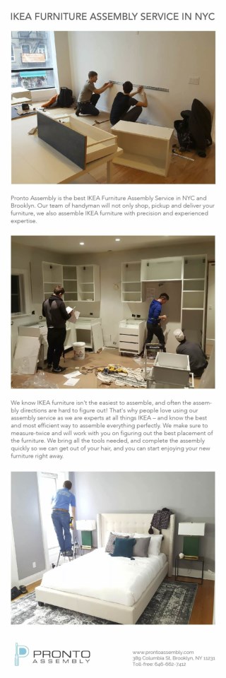 IKEA Furniture Assembly Services in NYC