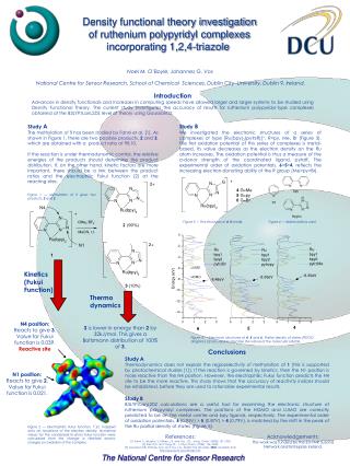 Density functional theory investigation of ruthenium polypyridyl complexes incorporating 1,2,4-triazole