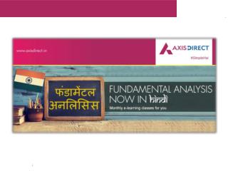 Fundamental Analysis by Vivek Srivastava