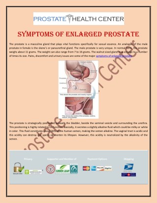 Prostate Health Center