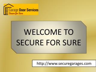 Garage door service Blawenburg