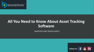 Everything You Need to Know About Asset Tracking Software