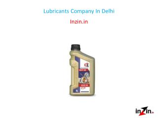 Lubricants Company In Delhi