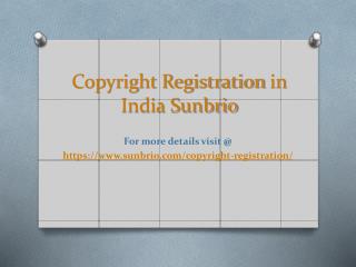 Advantages of Copyright Registration