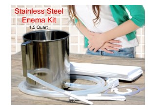 IndoSurgicals Stainless Steel Enema Kit