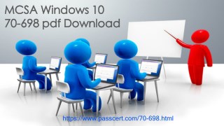 MCSA Windows 10 70-698 pdf dumps