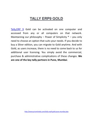 Which is the best tally accounting software available in the market?|tally.erp9