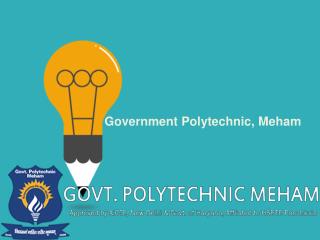 Government Haryana polytechnic Admission 2018