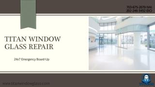 VA Commercial window glass repair