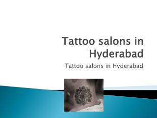tattoo services at home | gosaluni