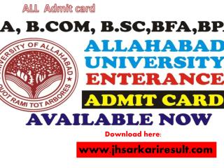 All Government Exam Admit Card