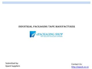 Industrial Packaging Tape