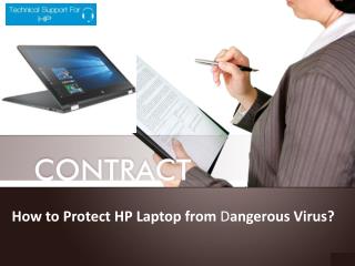 How to protect HP laptop from dangerous Virus?