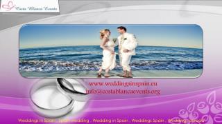 Weddings in Spain