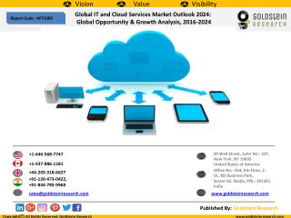 Global IT and Cloud Services Market Outlook 2024: Global Opportunity & Growth Analysis, 2016-2024