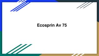 Ecosprin av 75