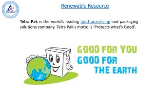 Renewable Resource To Keep Environment Clean And Green