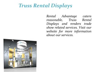 Truss Rental Displays