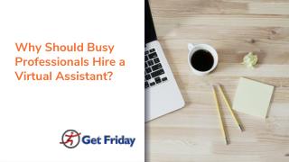 Virtual Personal Assistant | GetFriday