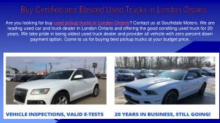 Used Truck for Sale in London Ontario