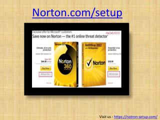 how to create and log in to your Norton Setup account - Norton.com/myaccount