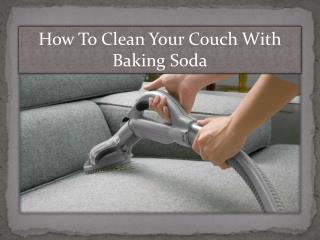 How To Clean Your Couch With Baking Soda