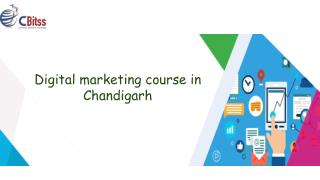 Digital marketing course in Chandigarh