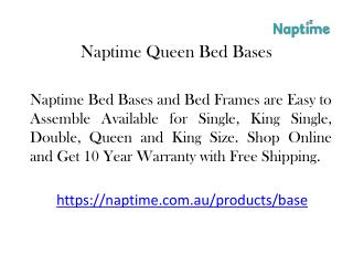 Naptime Queen Bed Bases