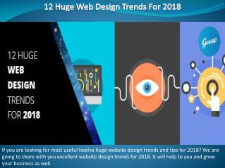 12 Huge Web Design Trends For 2018