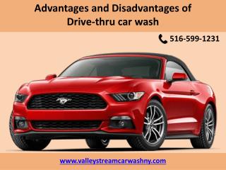 Drive-thru car wash in valley stream NY