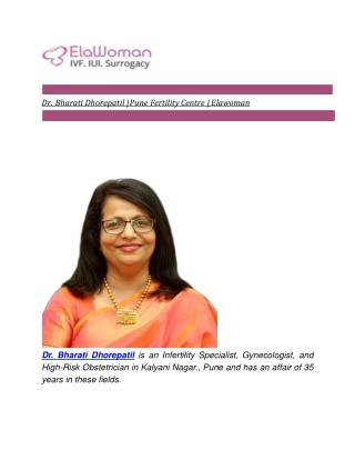 Dr. Bharati Dhorepatil | Pune Fertility Centre | Elawoman