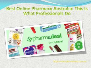 Best Online Pharmacy Australia This Is What Professionals Do