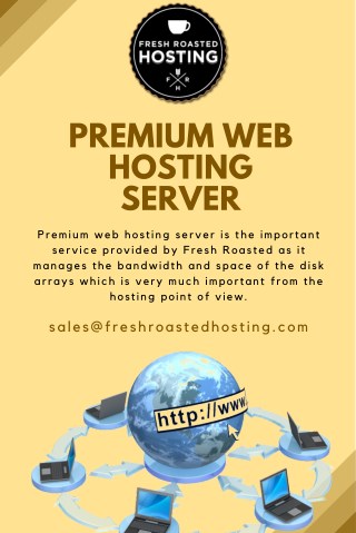 Premium web hosting server