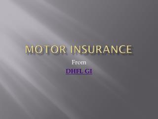 Motor Insurance from DHFL GI
