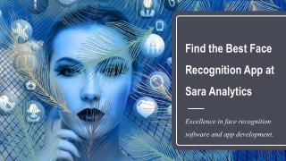 Face Recognition App & Software - Sara Analytics