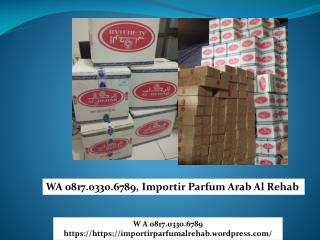 WA 0817.0330.6789 Distributor parfum al rehab asli kirim ke Cilegon