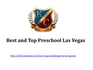 Best Preschool Las Vegas in Nevada