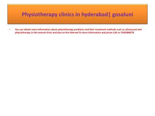 physiotherapy services at home | gosaluni