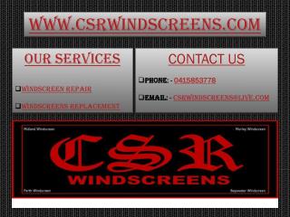 A Windscreen Replacement By CSR Windscreen