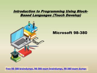 98-380 Dumps With Real Exam Question Answers | Free 98-380