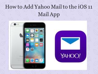 How to Add Yahoo Mail to the iOS 11 Mail App | Change Yahoo Password