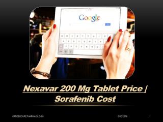 Nexavar 200 Mg Tablet Price | Sorafenib Cost
