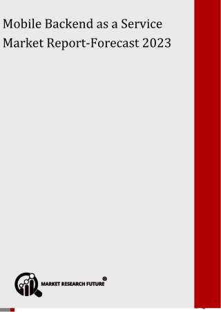 Mobile Backend as a Service Market