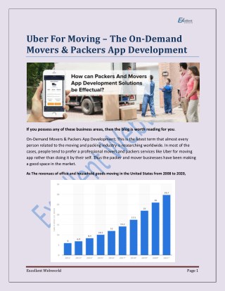 Movers & Packers App Development