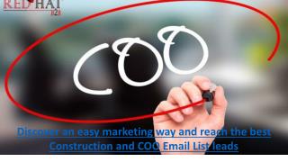 COO Email List, Chief Operations Officers Email List, COO Mailing List, COO Email Addresses