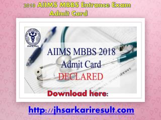 All Government Exam Admit Card