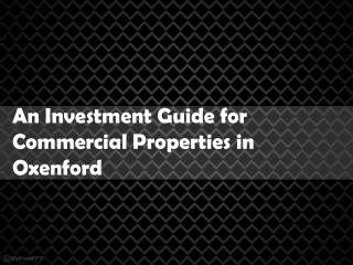 What to Consider When Buying Commercial Property in Oxenford?