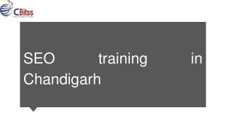 SEO training in Chandigarh